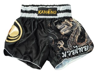 Kanong Muay Thai Shorts : KNS-505-Black