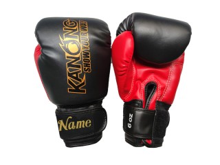 Custom Kids Muay Thai Gloves : KNGCUST-KIDS-432 Black