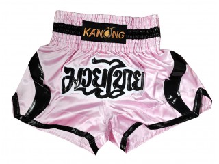 Kanong Muay Thai Shorts : KNS-144-Pink Kanong Muay Thai Shorts : KNS-144-Pink