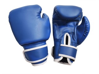 Kids Muay Thai Boxing Gloves : Blue