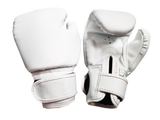 Kids Muay Thai Boxing Gloves : White