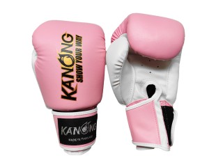 Kanong Muay Thai Boxing Gloves : Light Pink Kanong Muay Thai Boxing Gloves : Light Pink