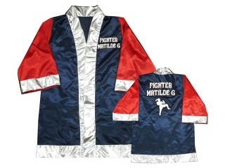 Customize Muay Thai Boxing Robe: KNFIRCUST-004 Customize Muay Thai Boxing Robe: KNFIRCUST-004