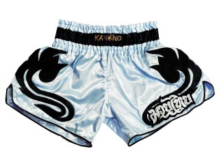 Kanong Retro Muay Thai Shorts : KNSRTO-209-LightBlue Kanong Retro Muay Thai Shorts : KNSRTO-209-LightBlue
