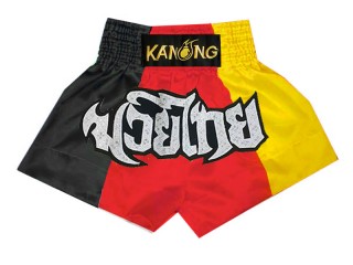 Kanong Muay Thai Shorts : KNS-137-Germany Kanong Muay Thai Shorts : KNS-137-Germany