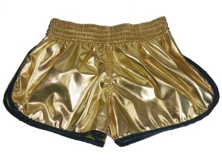 Kanong Women Muay Thai Shorts : KNSWO-401-Gold Kanong Women Muay Thai Shorts : KNSWO-401-Gold